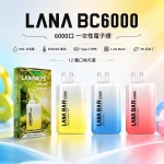 LANA Bar BC 6000 超涼款 一次性電子煙